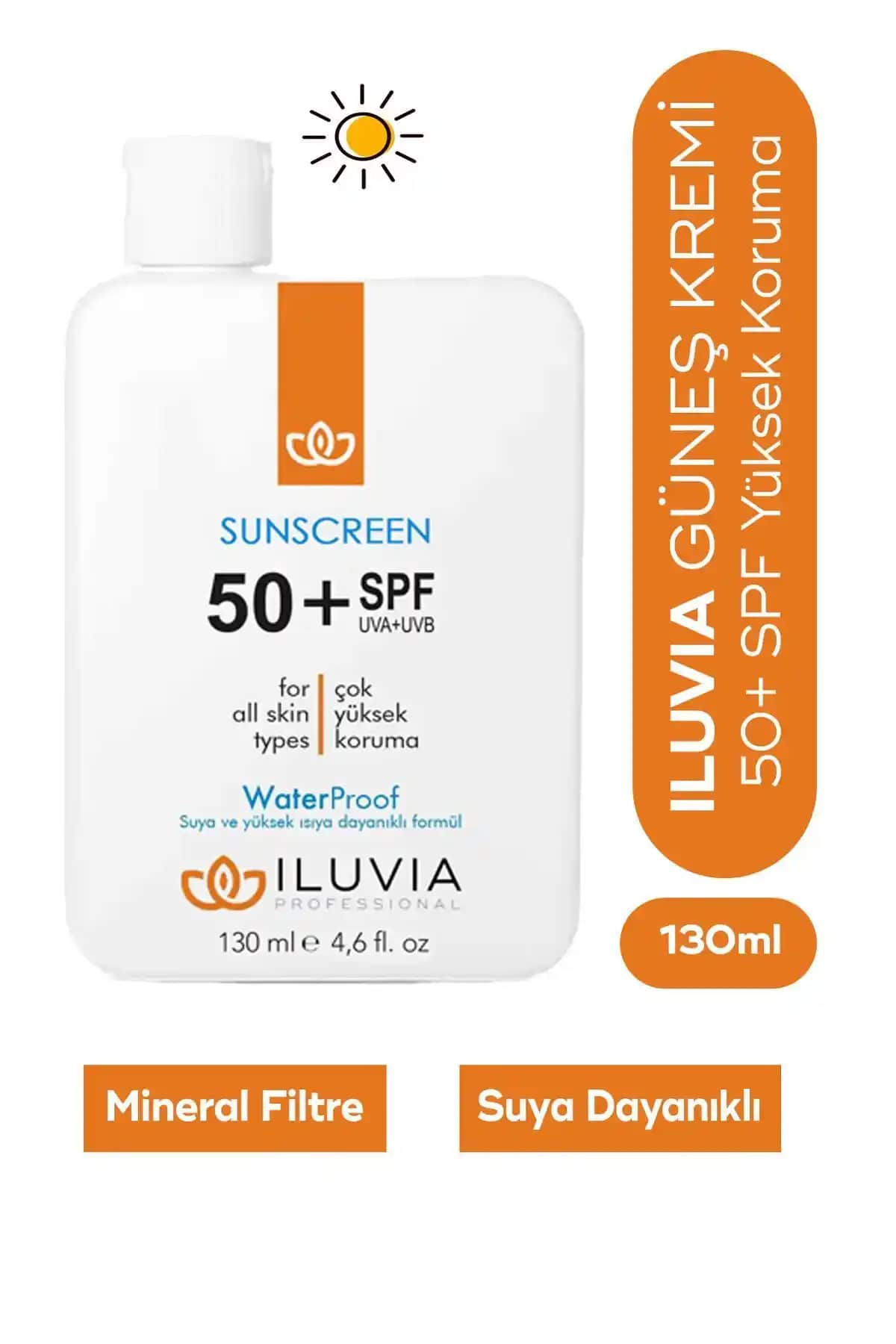 Leke Karşıtı Yüz ve Vücut Güneş Kremi 50 SPF - Yüksek Koruma