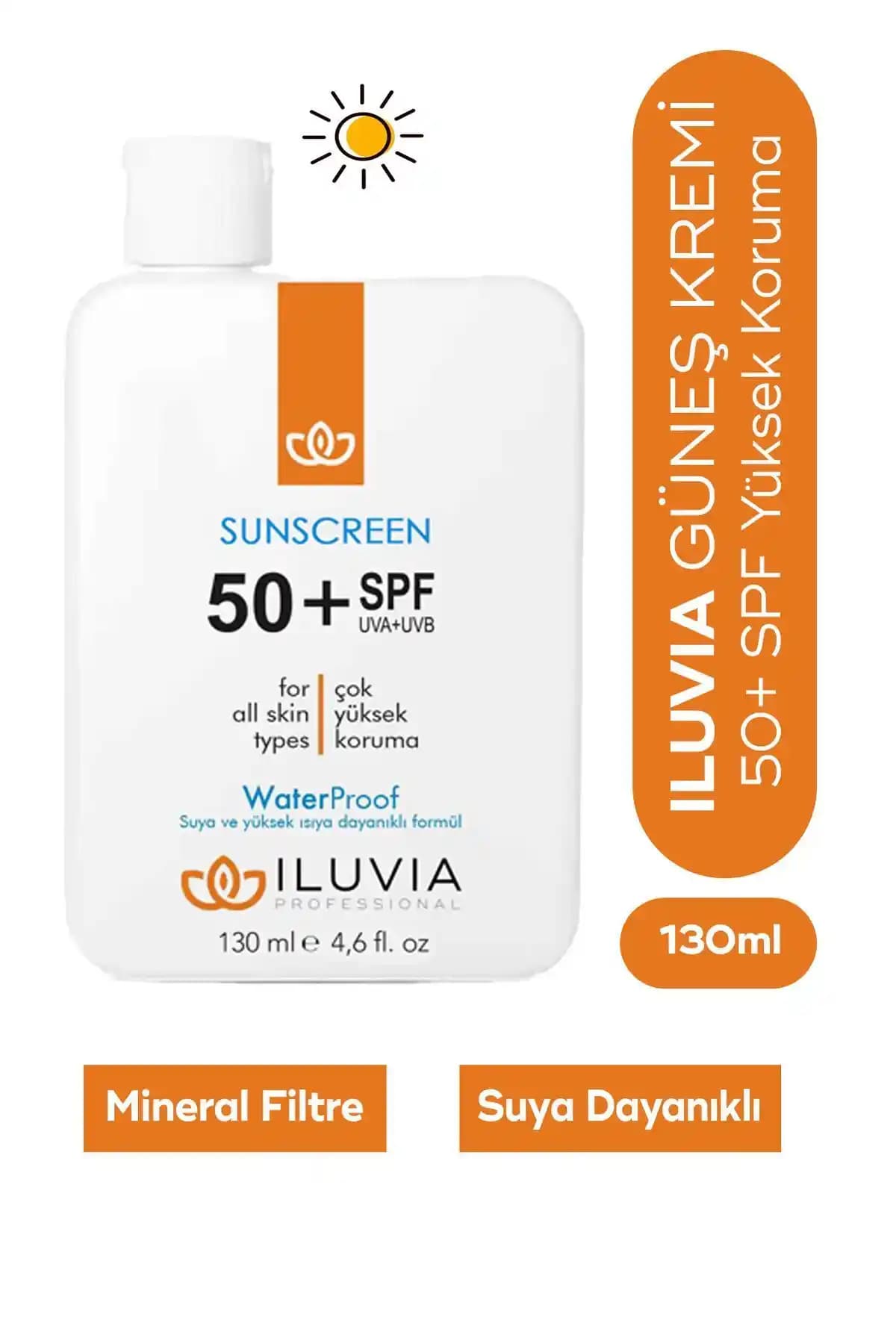 Leke Karşıtı Yüz ve Vücut Güneş Kremi 50 SPF - Yüksek Koruma