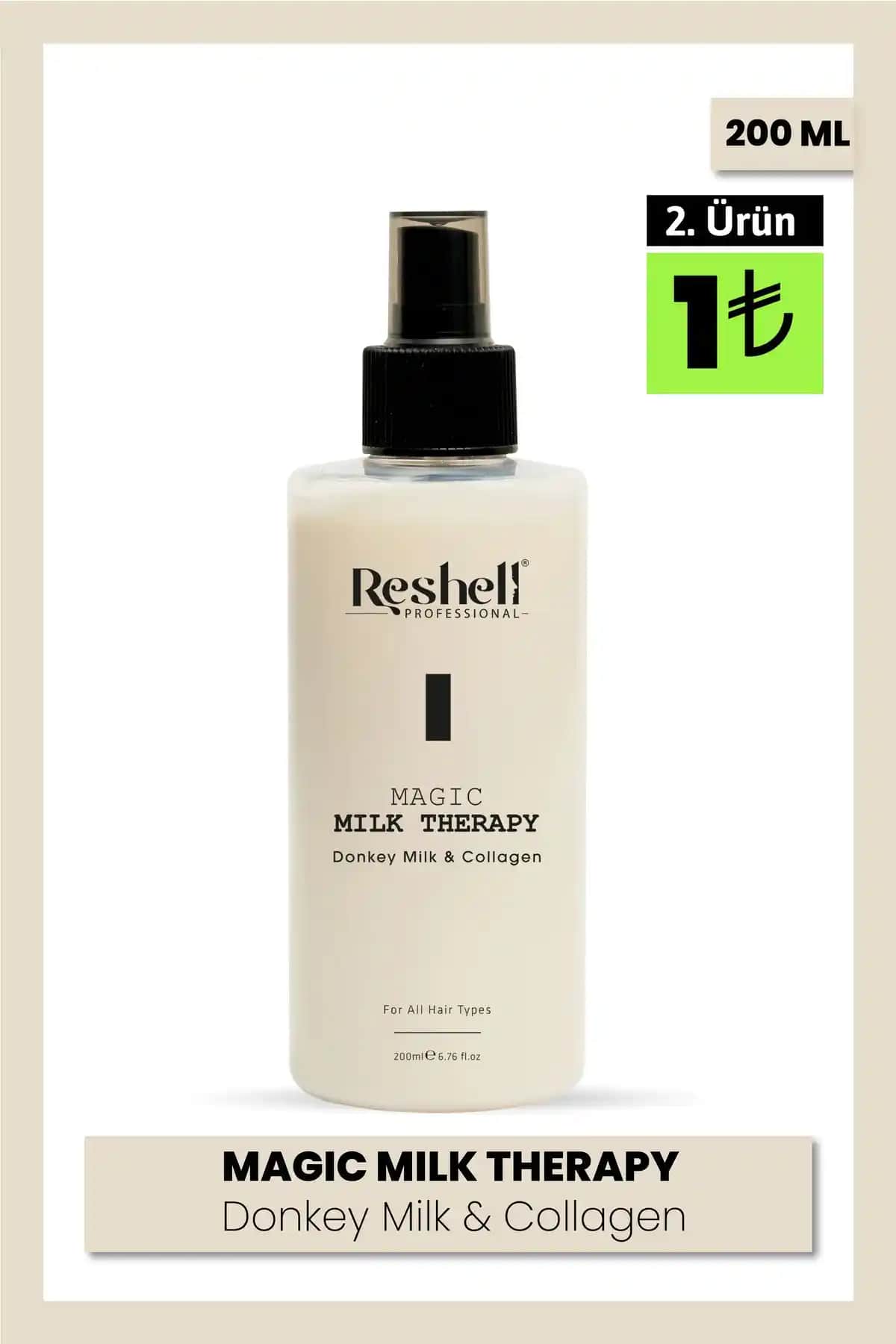 Magic Milk Therapy: Eşek Sütü ve Kolajen Destekli Saç Bakım Sütü