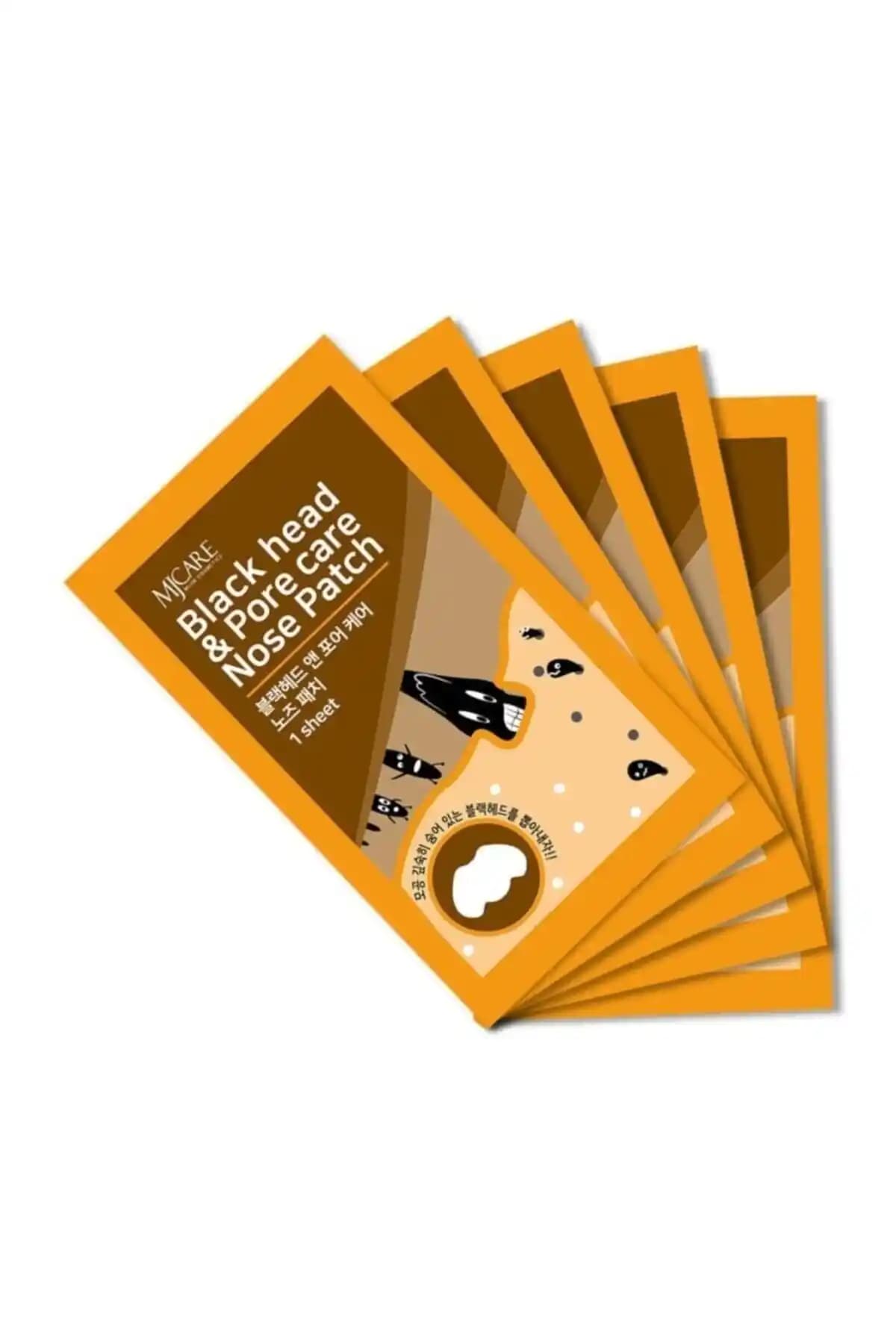 Mjcare Siyah Nokta ve Gözenek İçin Temizleyici Burun Bandı - Etkili Temizlik