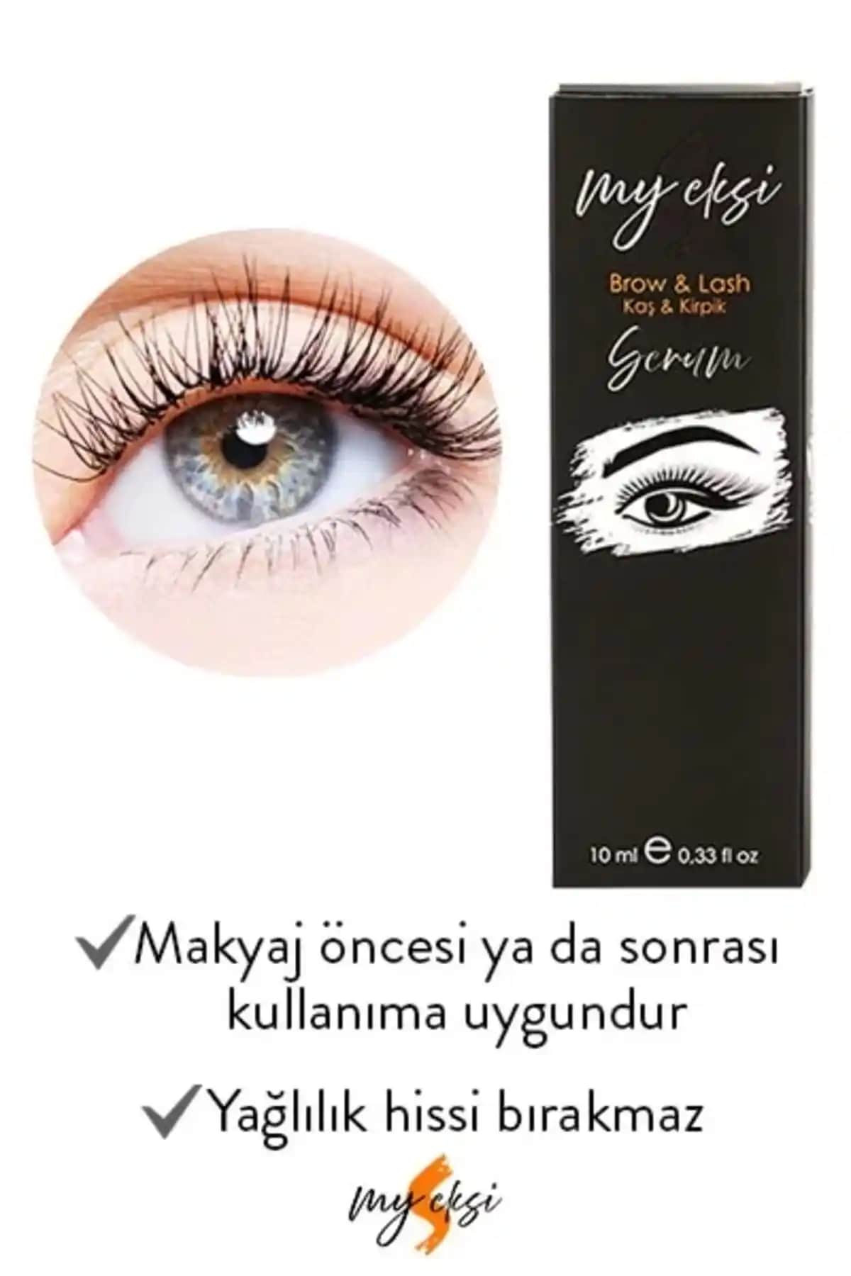Myeksi Kaş Kirpik Serumu ile Dolgunlaştırıcı ve Uzatıcı Etki