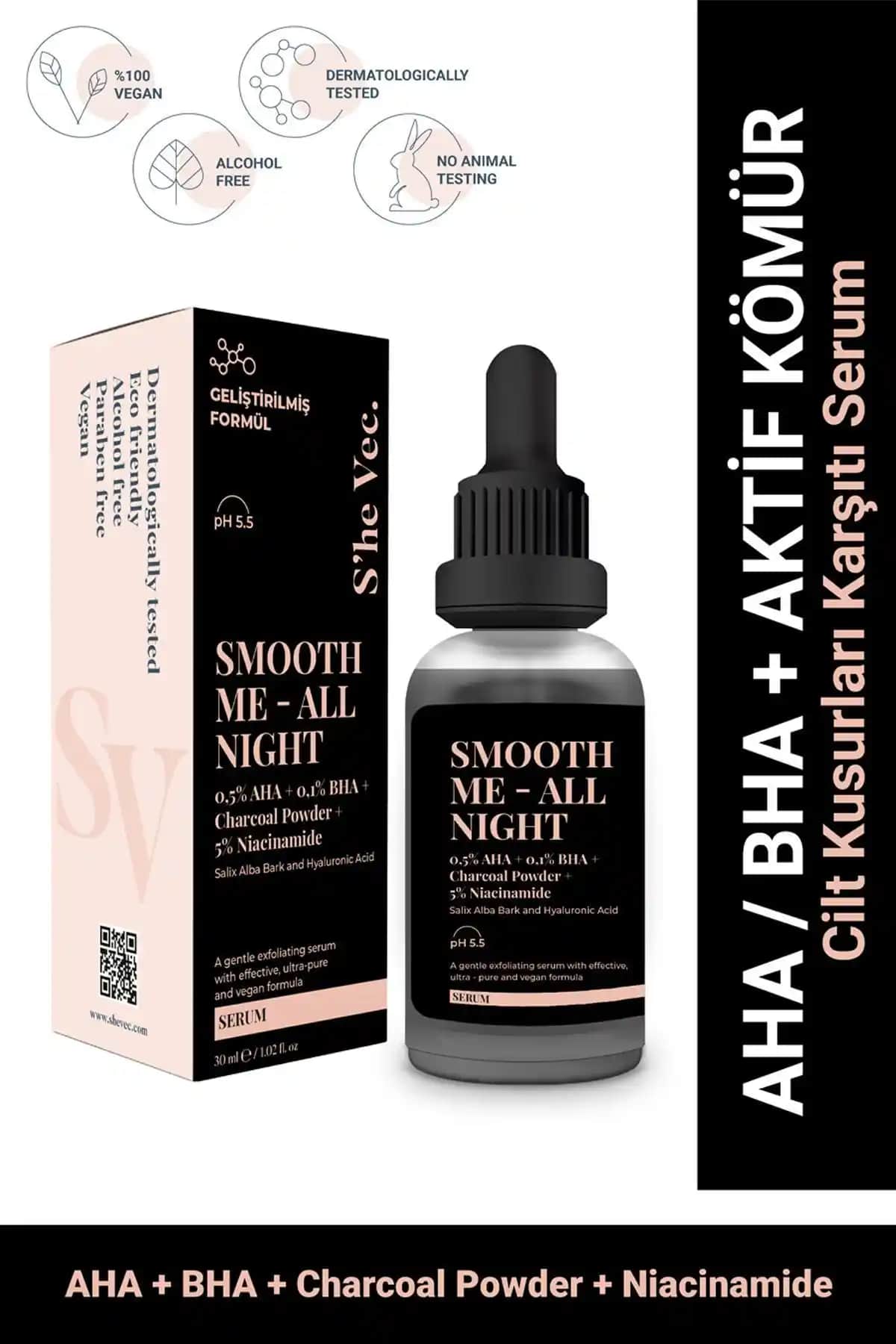 Smooth Me-All Night Serum - Cilt Kusurlarına Karşı Etkili Çözüm