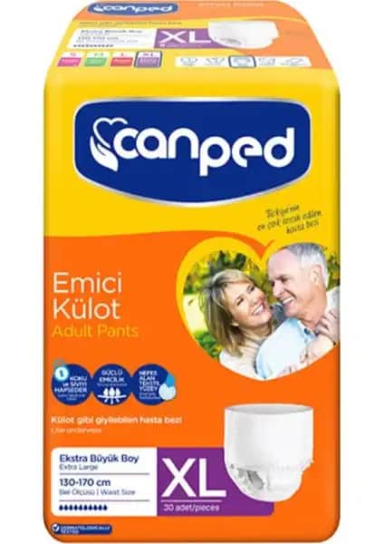 Canped Emici Külot Extra Large: Yaşlılar İçin Konforlu ve Güvenilir Çözüm