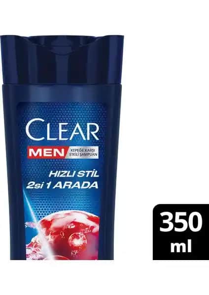 Clear Men Hızlı Stil 2si 1 Arada Kepeğe Karşı Etkili Şampuan İncelemesi