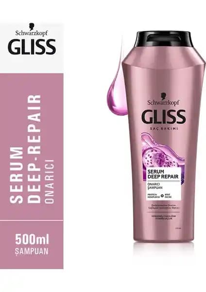 Gliss Serum Deep Repair Onarıcı Şampuan ile Saçların Derinlemesine Bakımı