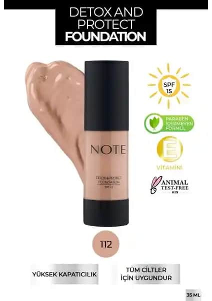 Note Detox & Protect: Canlandırıcı Etkili Kapatıcı Fondöten için Detaylı İnceleme