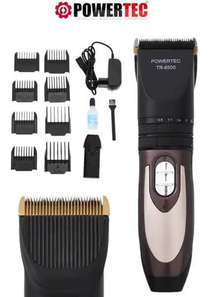Powertec TR-6500: Yedek Bataryalı Şarjlı Saç Sakal Tıraş Makinesi Review
