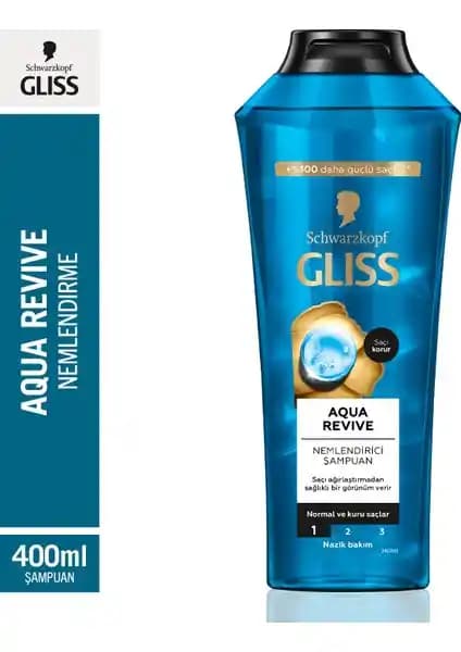 Schwarzkopf Gliss Aqua Revive Şampuan ile Kuru Saçlarınızı Nemlendirin