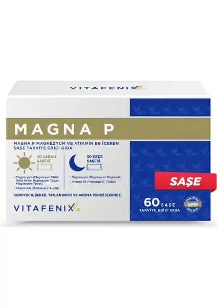 Vitafenix Magna P: Magnezyum ve Vitamin B6 Takviyesi ile Sağlık Destekleyin