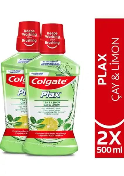 Colgate Plax Ağız Bakım Suyu Karşılaştırması Çay-Limon ve Taze Nane Özellikleri
