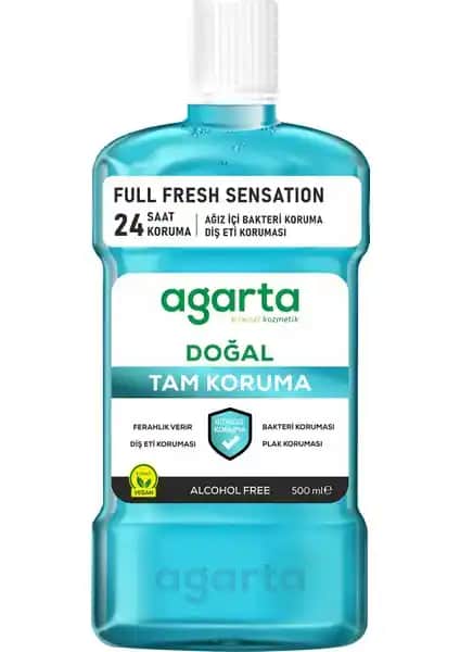 Agarta Ağız Bakım Suyu: Doğal İçeriklerle Güçlendirilmiş Ferahlatıcı Koruma