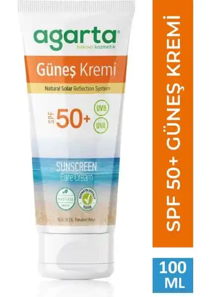 Agarta Doğal Güneş Kremi SPF 50+ ile Güçlü ve Güvenli Güneş Koruması Sağlayan Doğal Cilt Bakımı