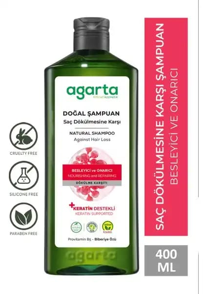 Agarta Doğal Saç Dökülmesine Karşı Şampuan: Organik ve Etkili Saç Bakım Ürünü