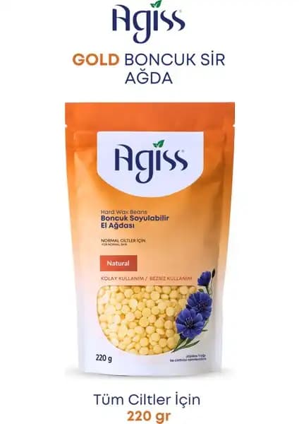 Agiss Natural Boncuk Soyulabilir İnci El Ağdası İnce Tüyler İçin Doğal ve Pratik Çözüm