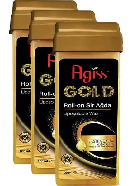 Agiss Roll-On Gold 100 ml ile Hassas Ciltler İçin Güvenli ve Etkili Ağda Çözümü