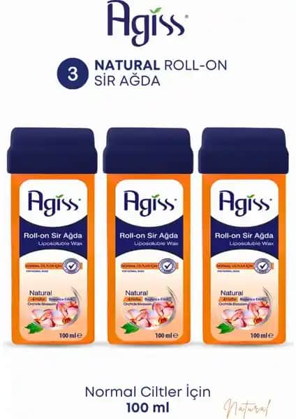 Agiss Roll-On Sir Ağda Doğal İçeriklerle Güvenli ve Etkili Tüy Alma Çözümü