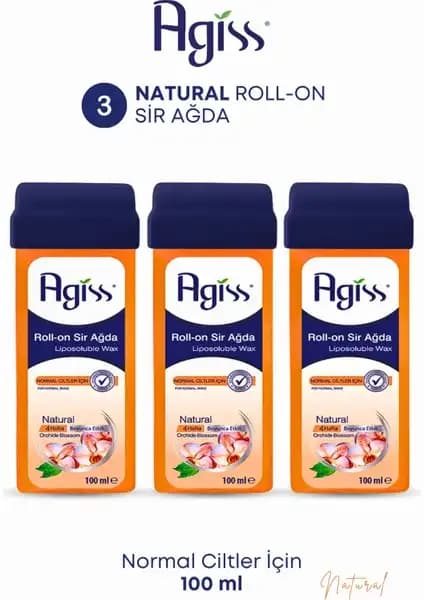 Agiss Roll-On Sir Ağda Doğal İçeriklerle Güvenli ve Etkili Tüy Alma Çözümü