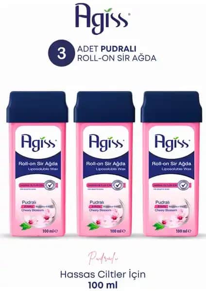 Agiss S Roll-On Hassas Ciltler İçin Pudralı Sir Ağda - Etkili ve Güvenilir Bakım