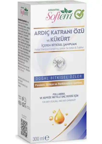 Aksu Vital Ardıç Katranlı Kükürtlü Şampuan Saç Dökülmesine Karşı Doğal Çözüm