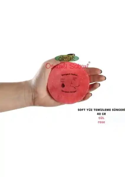 Aktürk Osmanlı Sabunu Yüz Temizleme Süngeri Doğal İçeriklerle Cilt Bakımında Yenilik