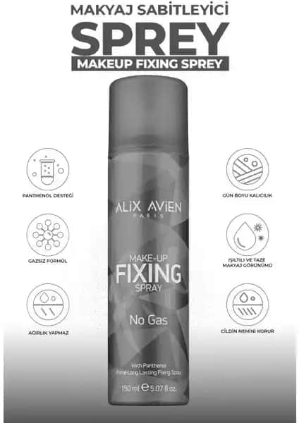 Alix Avien Fixing+ Makyaj Spreyi ile Gün Boyu Kalıcı ve Doğal Makyaj Sağlama
