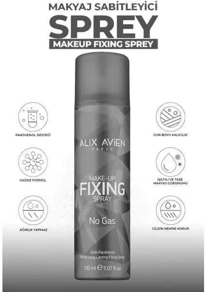 Alix Avien Fixing+ Makyaj Spreyi ile Gün Boyu Kalıcı ve Doğal Makyaj Sağlama