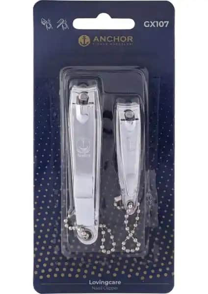 Anchor GX107 2'li Tırnak Makası Seti Dayanıklı ve Ergonomik Tasarımıyla Güvenilir Bakım Çözümü
