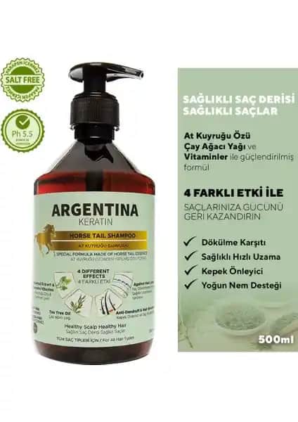 Argentina Keratin Dökülme Önleyici Şampuan: Saç Sağlığını Güçlendiren Doğal Çözüm