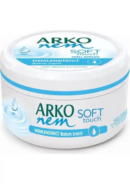 Arko Nem Krem Nemlendirici Bakım Soft Touch El ve Vücut Kremi 300 ml günlük cilt bakımı