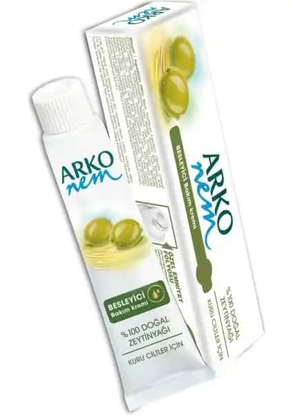 Arko Nem Zeytinyağlı Bakım Kremi: Doğal İçerikli Pratik ve Etkili Cilt Bakım Ürünü