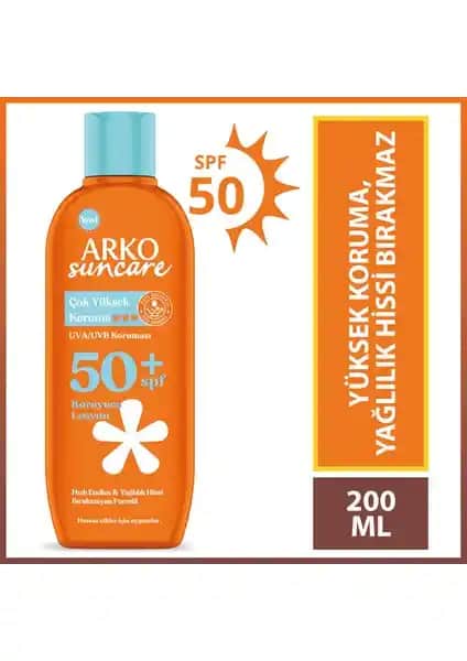 Arko Suncare SPF50+ Çok Yüksek Koruma Sağlayan Güneş Losyonu Detaylı İnceleme ve Kullanım Avantajları
