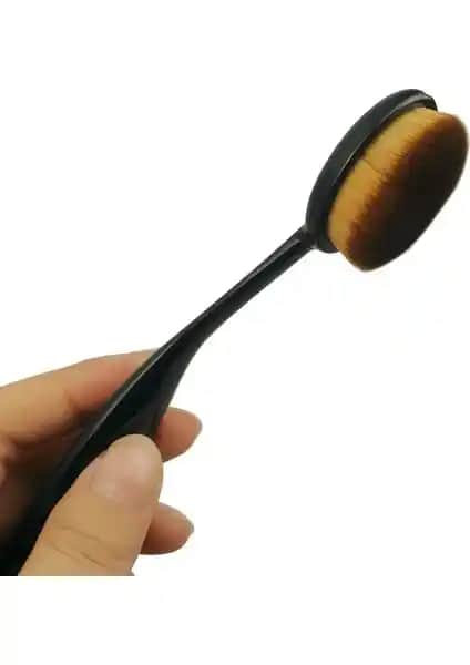 ARVACY Çok Amaçlı Fiber Oval Makyaj Fırçası Yüz ve Detaylı Uygulama İçin