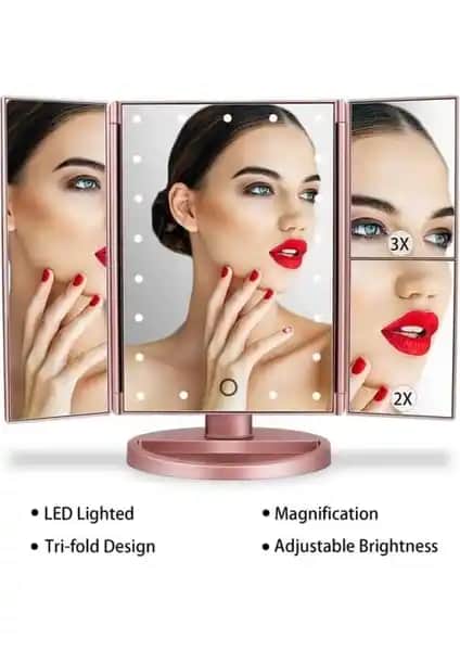Asfal Büyüteçli 22 LED Işıklı Katlanabilir Makyaj Aynası Detaylı İnceleme ve Kullanıcı Yorumları