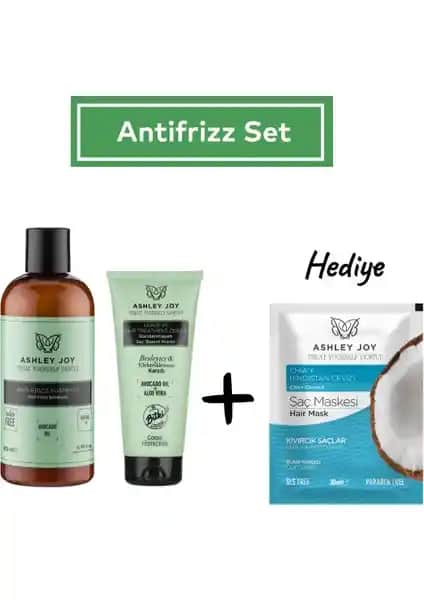 Ashley Joy Elektriklenme Karşıtı Bakım Seti ve Bukle Kontrol Maskesi Özellikleri ve Faydaları