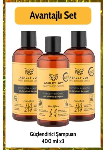 Ashley Joy Keratin İçeren Şampuan Saçları Güçlendirir ve Hacim Kazandırır