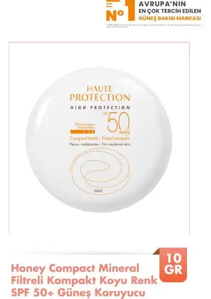 Avene Compact Dore SPF 50+ Koyu Renk Kapatıcı ve Güneş Koruyucu Ürün Özellikleri