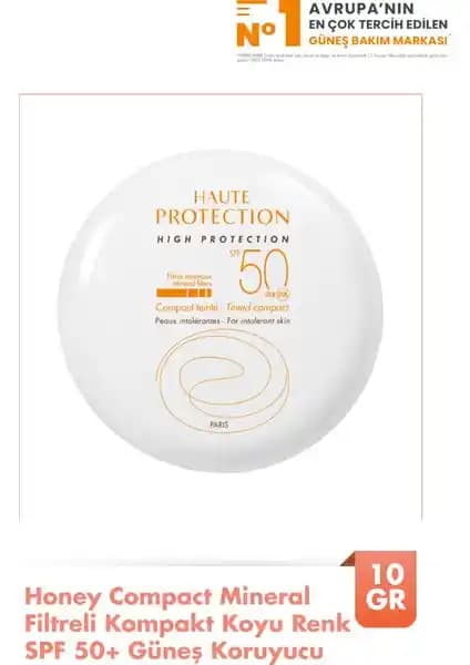 Avene Compact Dore SPF 50+ Koyu Renk Kapatıcı ve Güneş Koruyucu Ürün Özellikleri