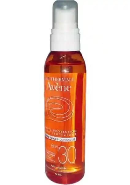 Avene Huile Solaire SPF30 Güneş Koruma ve Bakım Sunan Hassas Ciltler İçin Güneş Yağı