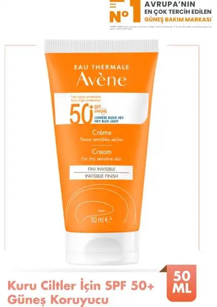 Avène Kokusuz Güneş Koruyucu Krem: Hassas ve Kuru Ciltler İçin Yüksek Koruma Çözümü