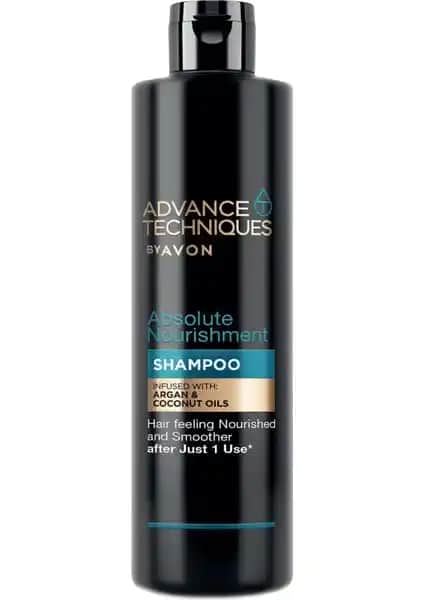 Avon Advance Techniques Argan Yağı İçeren Besleyici Şampuan Kuru ve Yıpranmış Saçlar İçin Etkili Bakım Ürünü