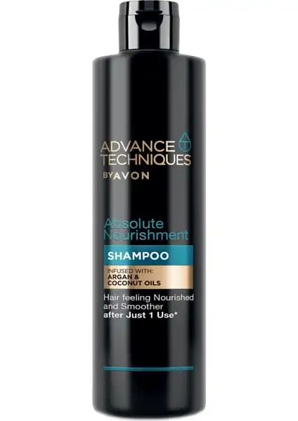 Avon Advance Techniques Argan Yağı İçeren Besleyici Şampuan Kuru ve Yıpranmış Saçlar İçin Etkili Bakım Ürünü