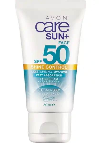 Avon Care Sun+ Shine Güneş Kremi SPF50: Yüksek Koruma ve Matlaştırıcı Özelliklerle Günlük Kullanım