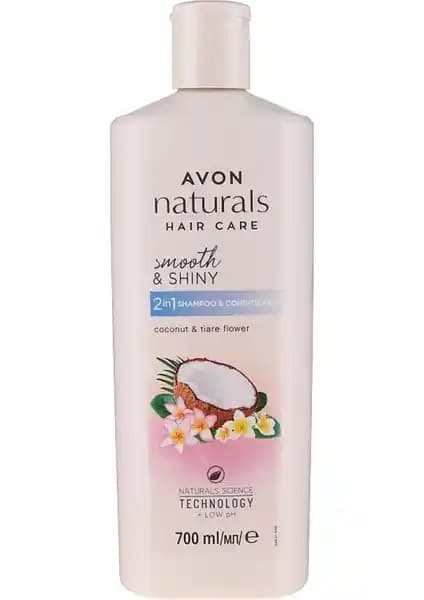 Avon Naturals Hindistan Cevizi ve Tiara Çiçeği Kokulu Saç Bakım Seti Doğal ve Etkili Ürünler