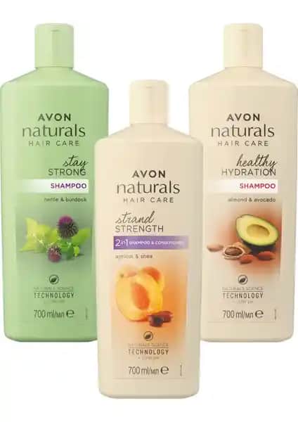 Avon Naturals Kayısı Shea Özlü Şampuan ve Saç Bakım Seti Doğal İçeriklerle Güçlendirilmiş