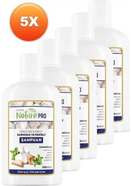 Avon Nature Pro Sarımsak ve Kekikli Şampuan: Doğal İçeriklerle Saç Dökülmesini Azaltan Ürün