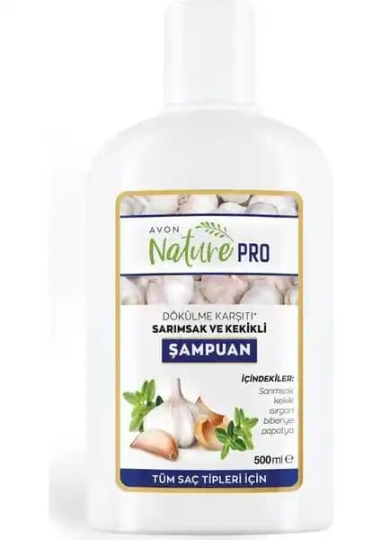 Avon Nature Pro Sarımsak ve Kekikli Şampuan: Doğal İçeriklerle Saç Güçlendirme ve Dökülme Önleme