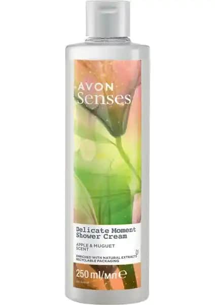 Avon Senses Delicate Moment Elma ve Müge Kokulu Krem Duş Jeli 250 ml