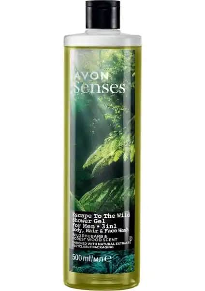 Avon Senses Escape To The Wild Erkek Duş Jeli Doğal Kokusu ve Kremsi Formülüyle Öne Çıkıyor