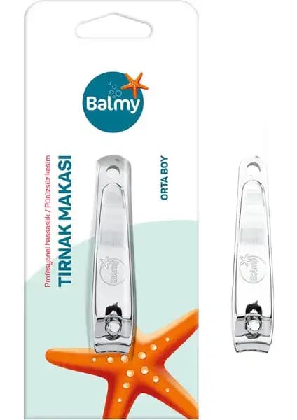 Balmy Orta Boy Tırnak Makası Güçlü Keskinlik ve Ergonomik Tasarım ile Güvenilir Bakım