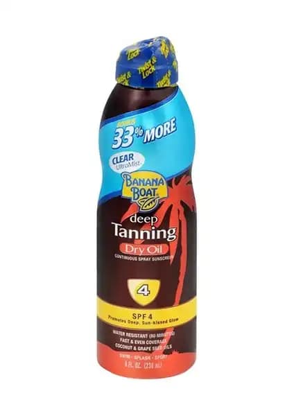Banana Boat SPF4 Bronzlaştırıcı Sprey: Hafif ve Pratik Güneş Koruyucu ve Bronzlaştırıcı Çözüm